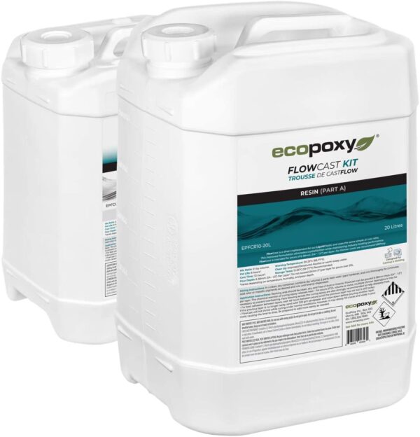 30 ליטר ecopoxy flowcast