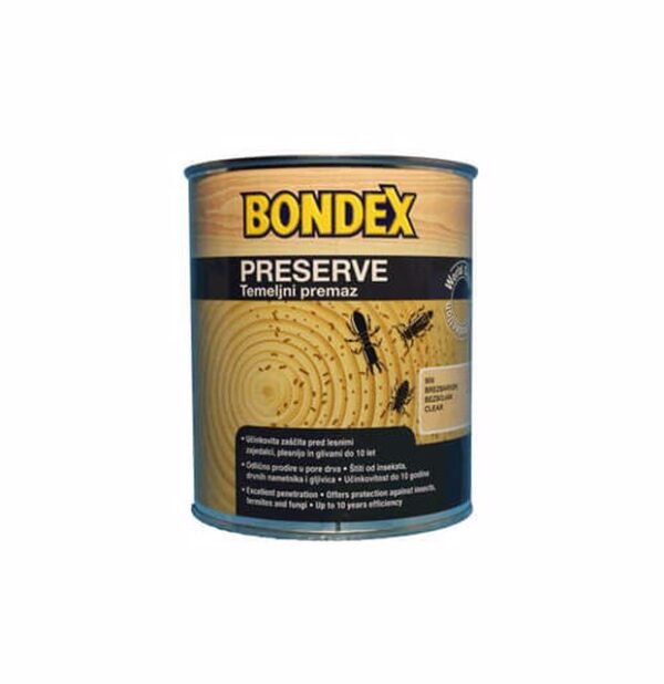 משמר עץ שקוף בונדקס BONDEX
