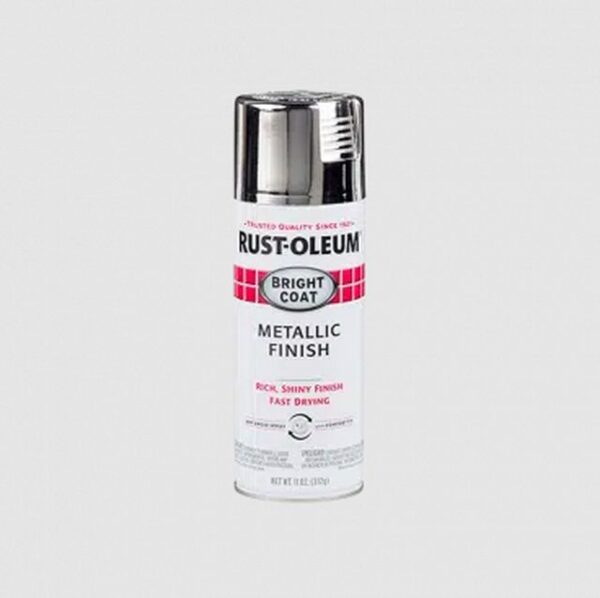 ספריי צבע מטאלי מבריק כסף RUST-OLEUM