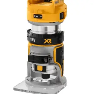 מכונת חריטה חשמלית מדגם 18V XR, מתאימה לשימוש בסדנאות אפוקסי ויצירת שולחנות אפוקסי.